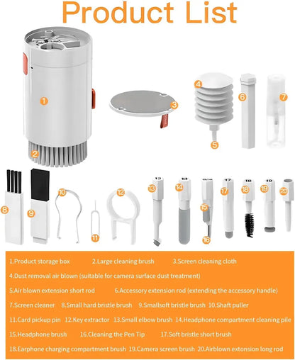 20-in-1 Electronic Cleaning Brush Kit