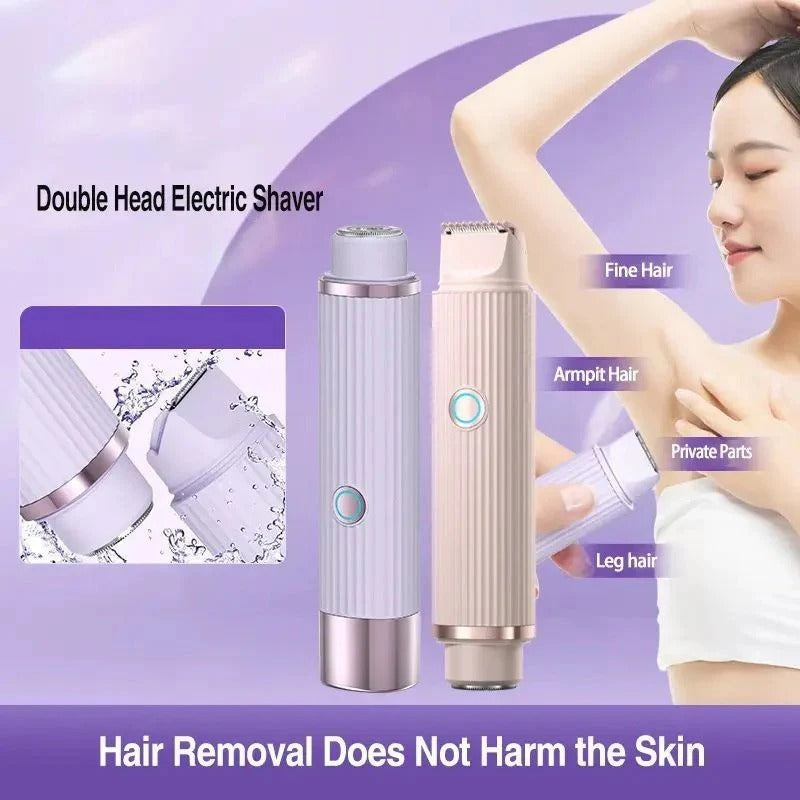 Double Head Electric Shaver – IPX7 Waterproof Wet & Dry Shaver