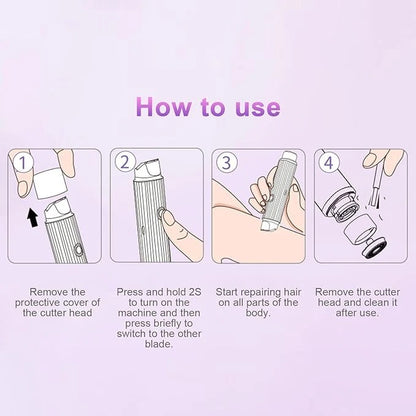 Double Head Electric Shaver – IPX7 Waterproof Wet & Dry Shaver