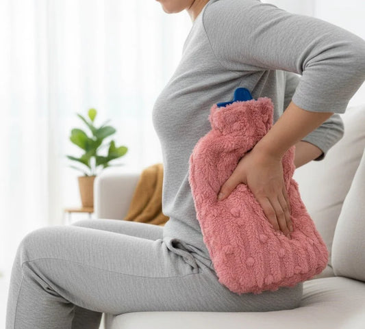 Fluffy Plush Cover Hot Water Bag – Cozy Warmth & Pain Relief