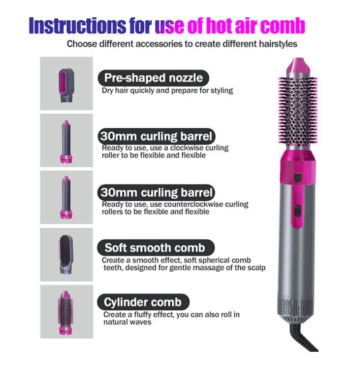 5-in-1 Pro Hot Air Styling Brush