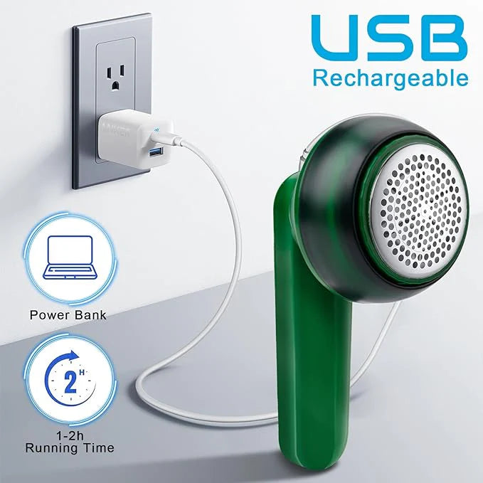 Rechargeable Electric Lint Remover – Fabric Shaver & Fuzz Remover