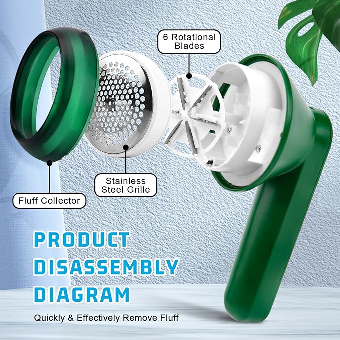 Rechargeable Electric Lint Remover – Fabric Shaver & Fuzz Remover