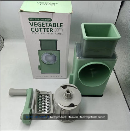 Stainless Steel Rotary Vegetable Cutter & Shredder